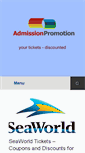 Mobile Screenshot of admissionpromotion.com